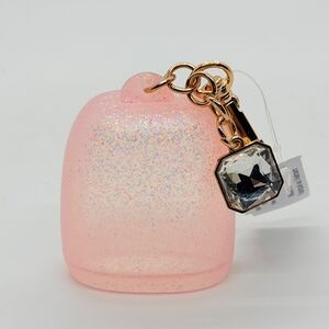 Bath & Body Works Pink Glitter Keychain Holder